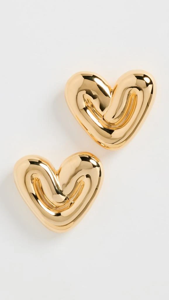 Missoma Puffy Heart Oversized Stud Earrings 1