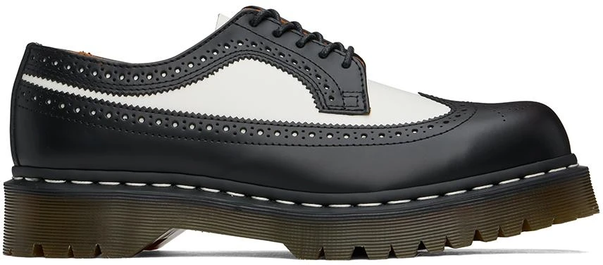 Dr. Martens Black & White 3989 Bex Smooth Leather Brogues 1