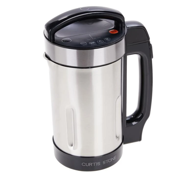 Curtis Stone 1.6-Quart Dura-Pan Multi-Function Soup Maker Refurbished Black 1