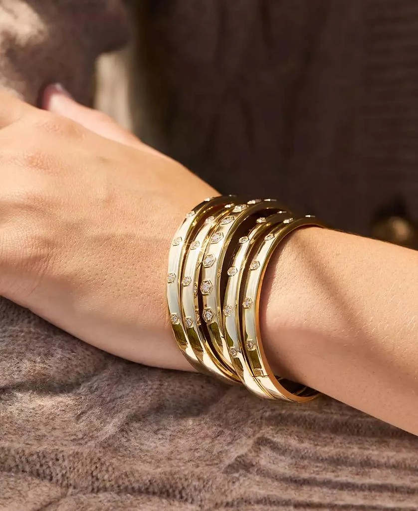 Le Vian Anywear Everywear® Nude Diamond Bangle Bracelet (1 ct. t.w.) in 14k Gold (Also Available in Rose Gold or White Gold) 5