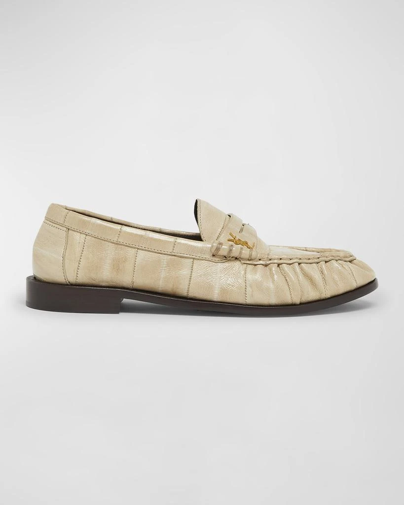 Yves Saint Laurent Le Leather YSL Penny Loafers 1