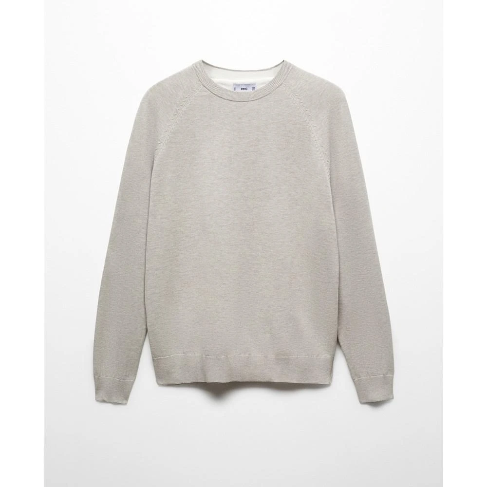 Mango Men's Fine-Knit Cotton Sweater 7