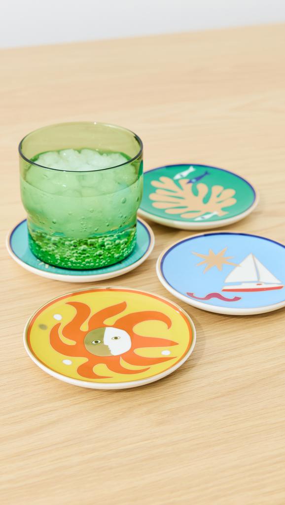 Jonathan Adler Playa Coaster Set of 4