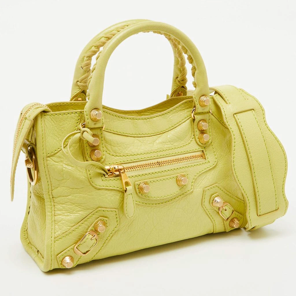 Balenciaga Balenciaga Yellow Leather Mini Classic City Bag 3