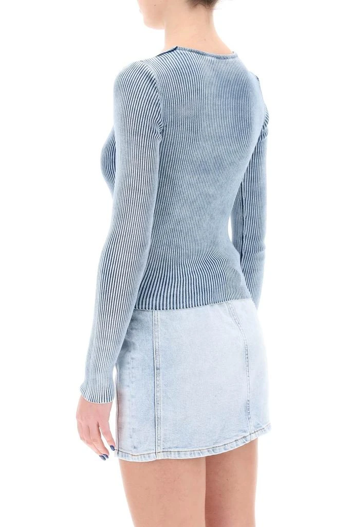 Diesel Diesel m teri ribbed sweater with logo plaque 3