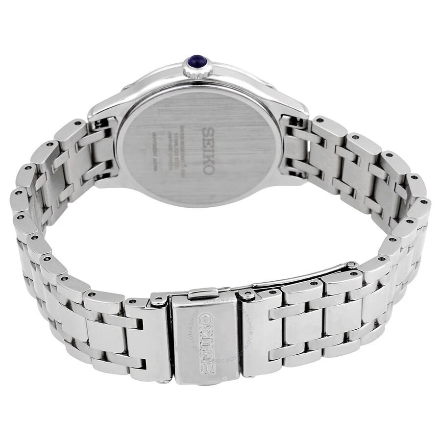 Seiko Quartz White Dial Stainless Steel Ladies Watch SRZ543P1 3