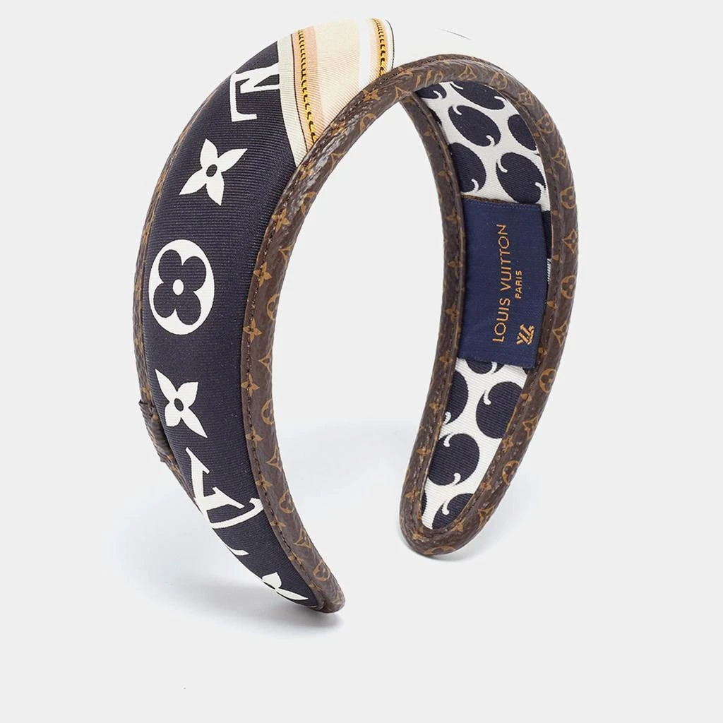 Louis Vuitton Louis Vuitton Be Mindful Monogram Print Silk Headband 1