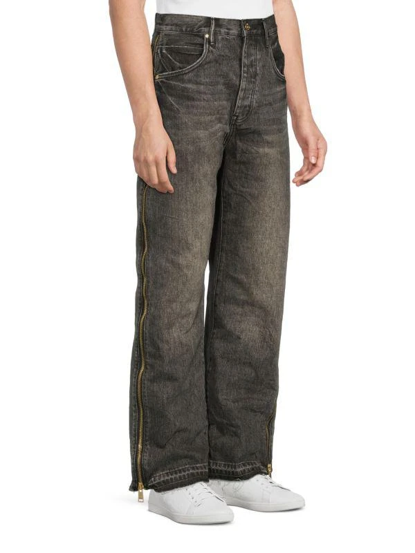 Purple Brand Side Zip Jeans 3