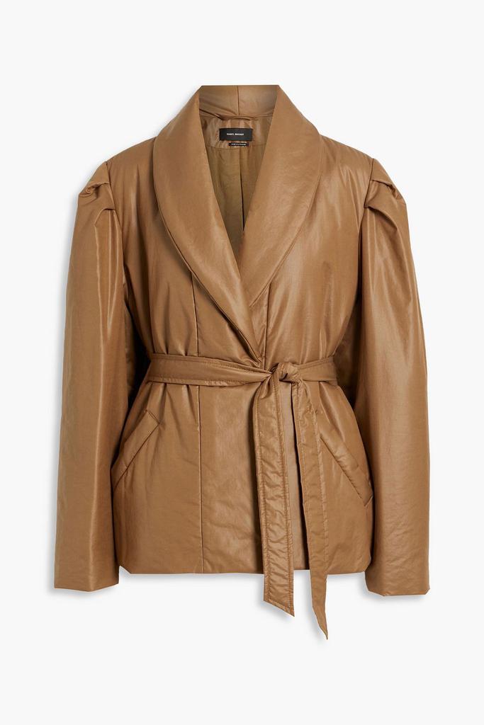 Isabel Marant Purple Wool Blend Enarryli Coat - Jackets