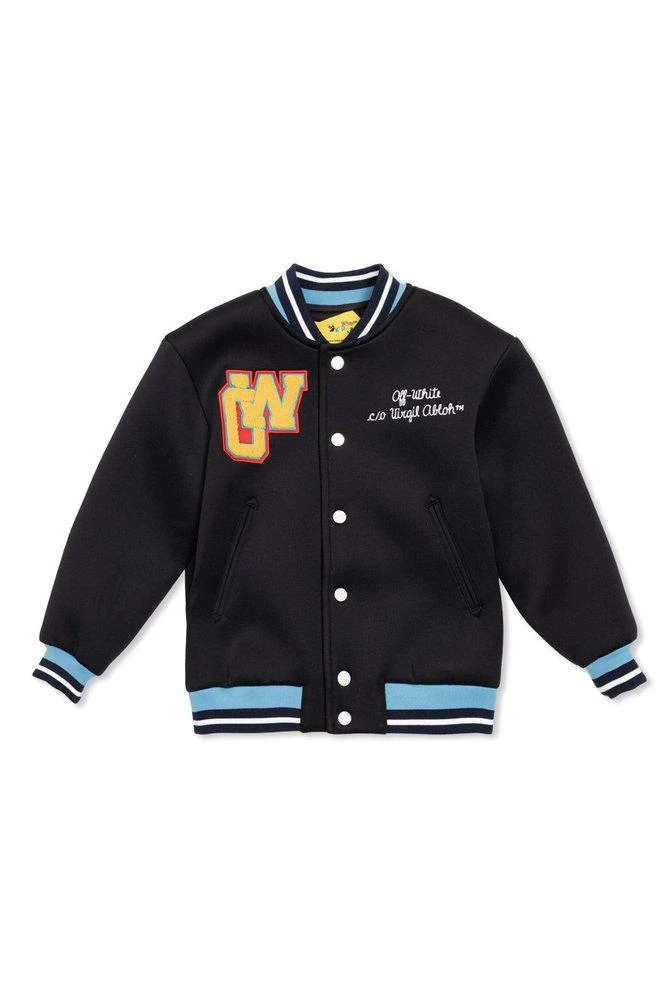 Off-White Off-White Kids X Virgil Logo Patch Bomber Jacket