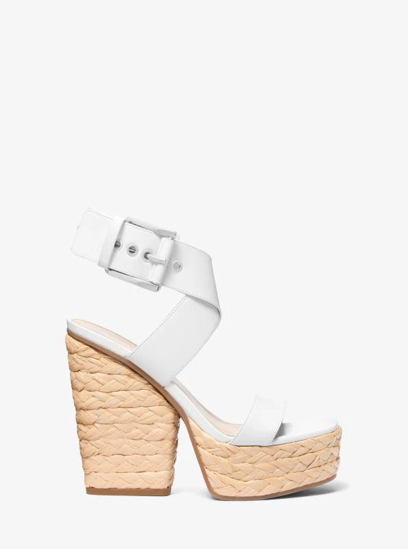 Michael Kors Rhoda Leather Platform Sandal 2