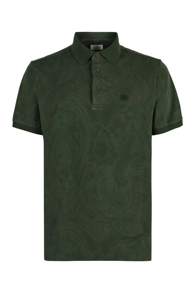 ETRO Logo Jacquard Polo Shirt 1