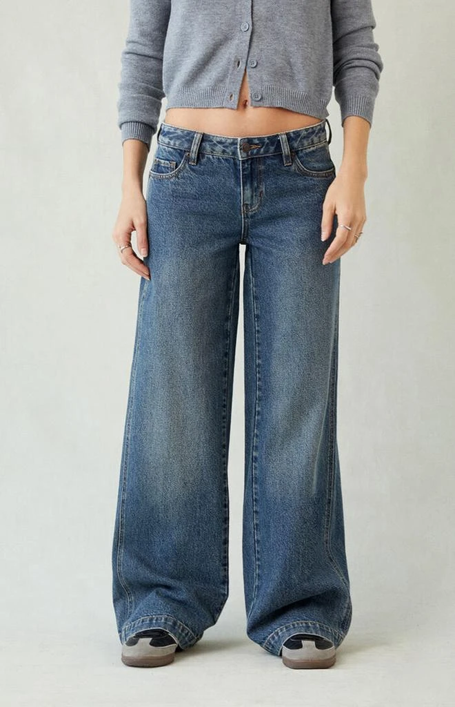 PacSun Casey Low Rise Baggy Jeans Dark Indigo Tint 2