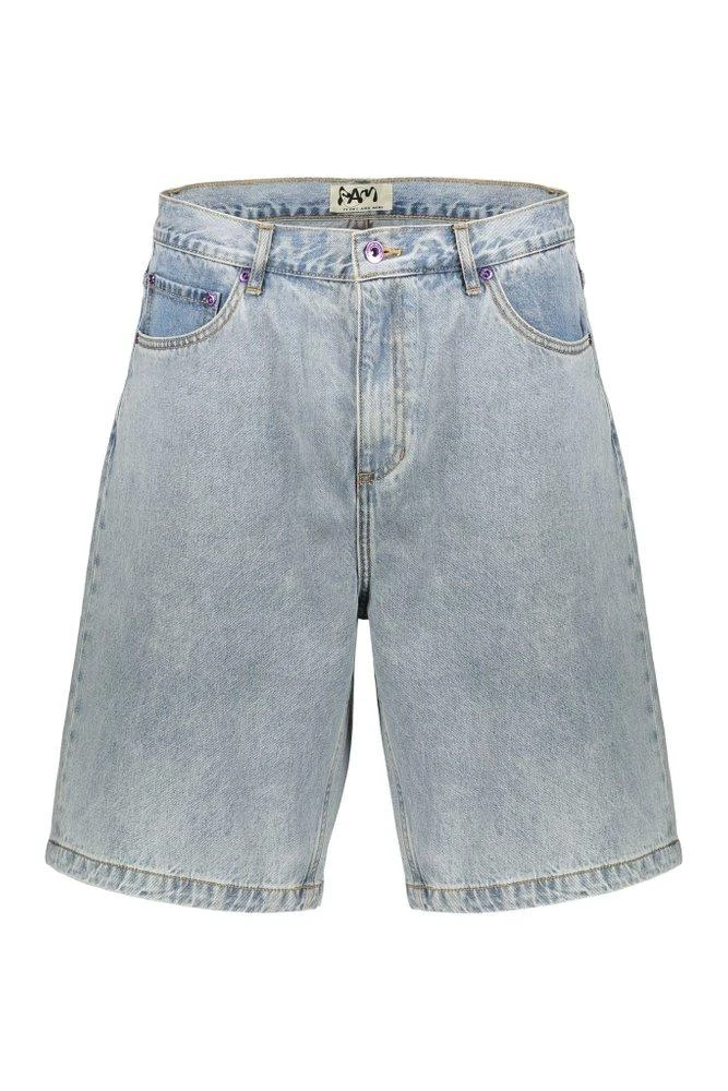 P.A.M. P.A.M. Contrast-Stitch Denim Shorts