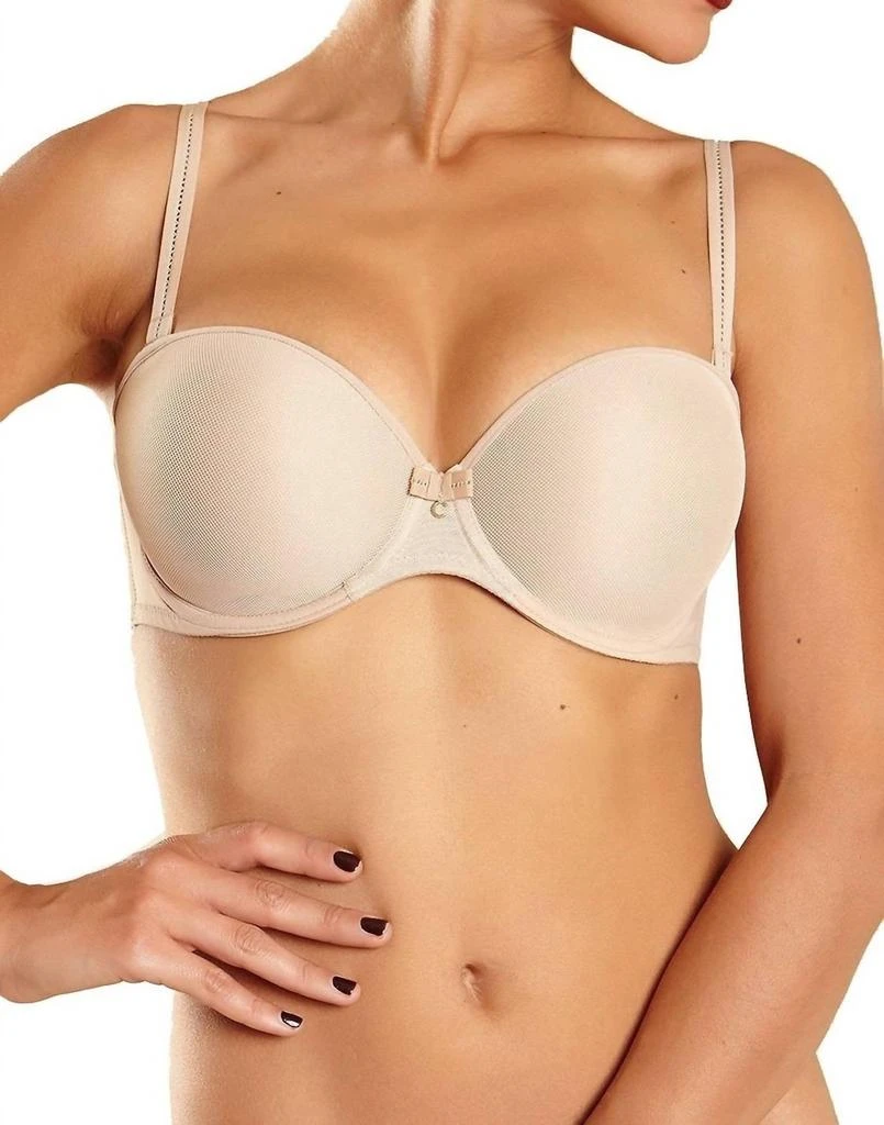Chantelle Vous Et Moi Strapless Bra In Ultra Nude