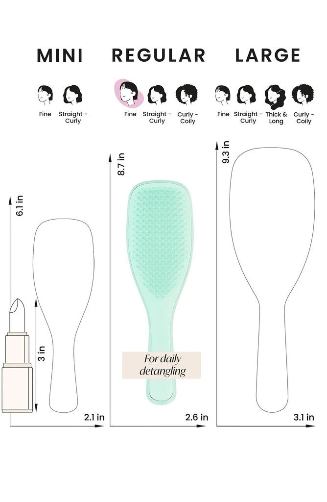 Tangle Teezer Ultimate Detangler Hairbrush for Fine & Fragile 7