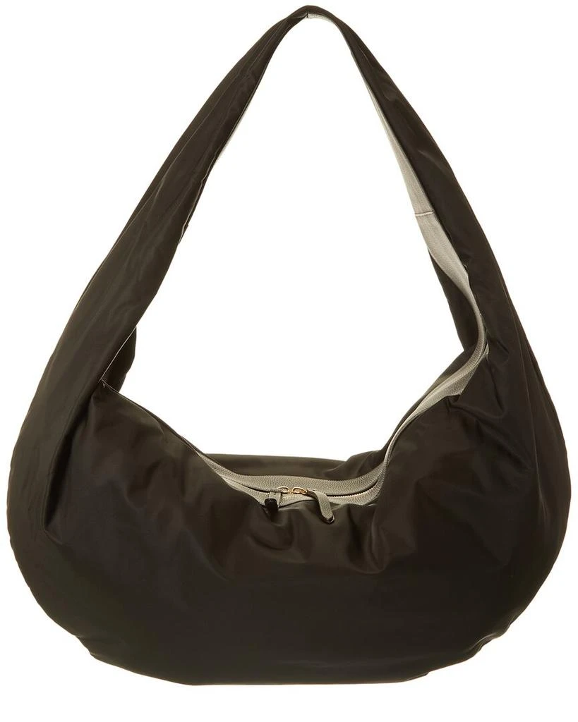 Khaite KHAITE Olivia Extra Large Nylon
Leather Hobo Bag 1