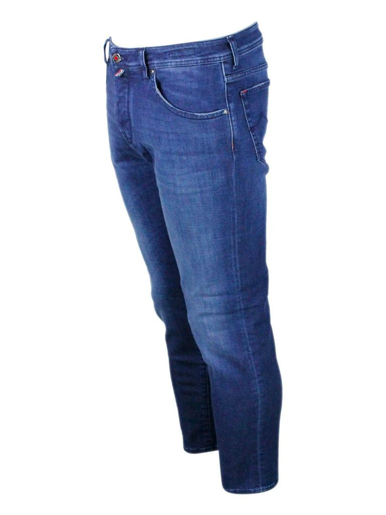 JACOB COHEN Jacob Cohen Logo Patch Slim Fit Jeans 3
