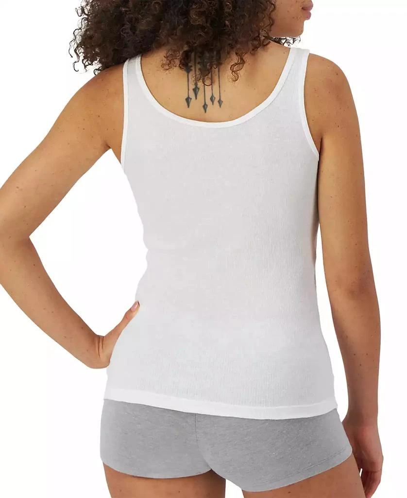 Hanes Women's 2-Pk. Originals Stretch Tank Tops 45UOTK 3