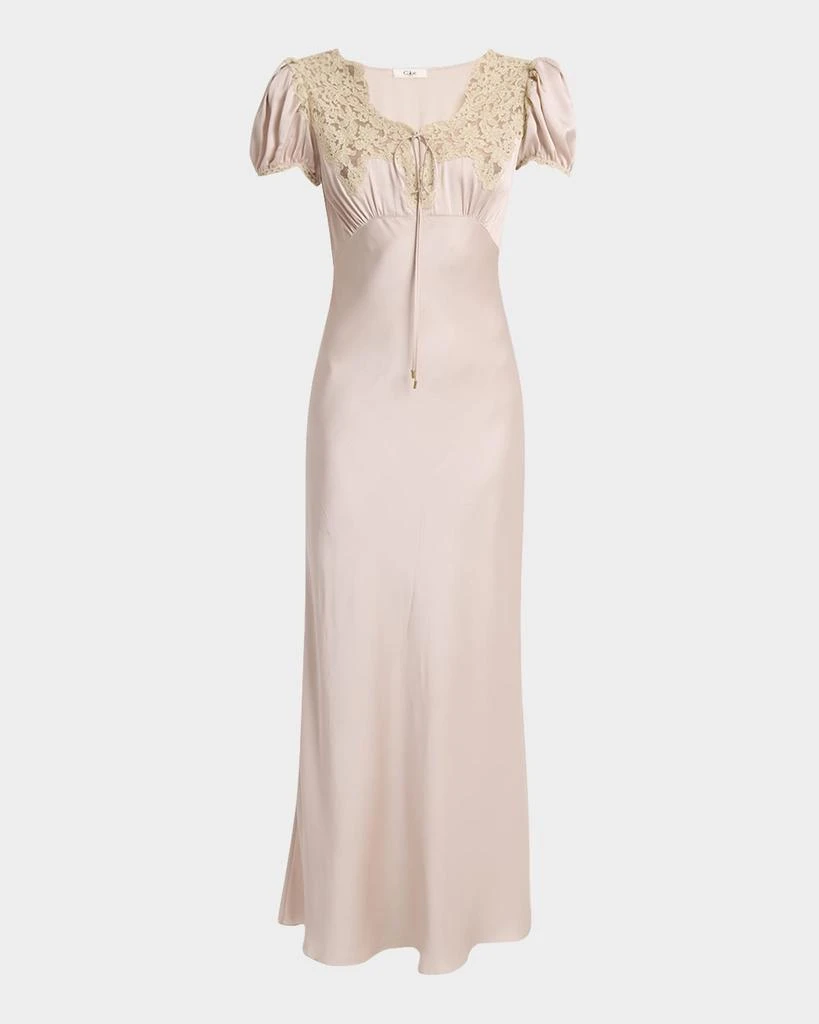 chinese dress ladies Vintage 1984 Chloe Lace Dress
