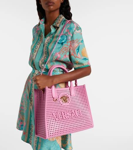 Versace La Medusa Small leather tote bag 2