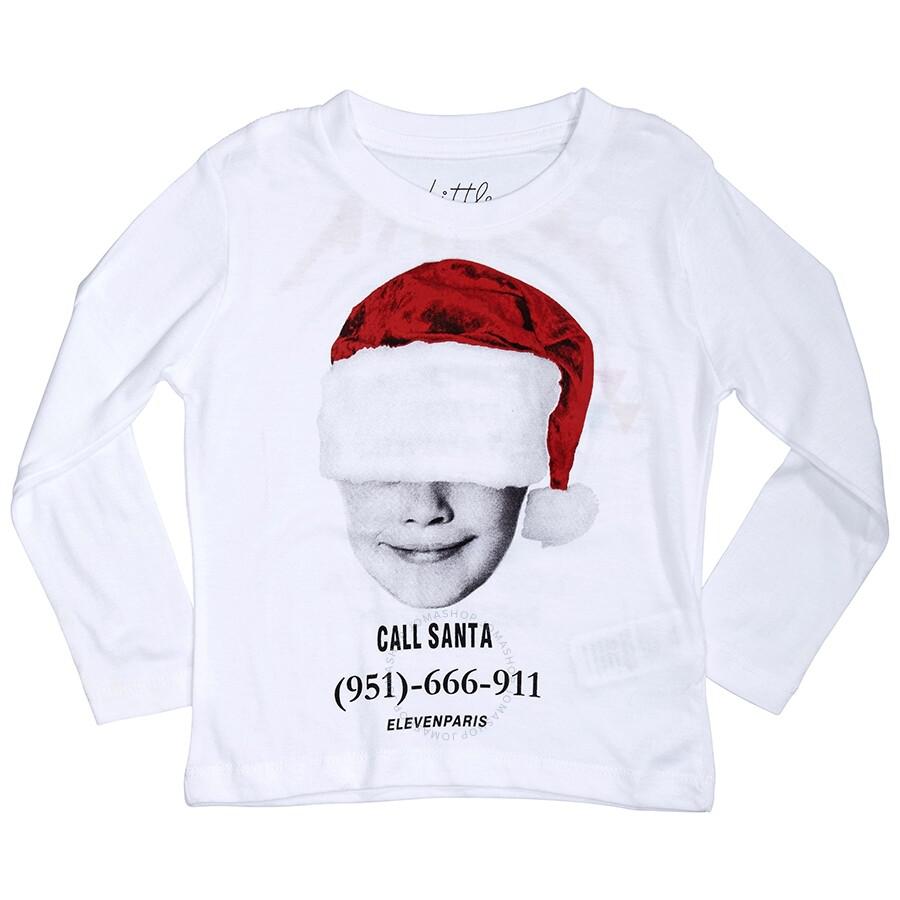 Eleven Paris Men's White Callsanta T-Shirt