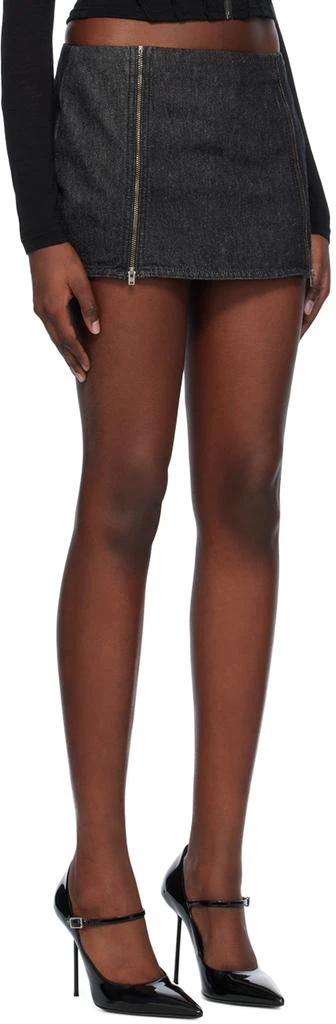 Miaou Navy Ezra Denim Miniskirt 2