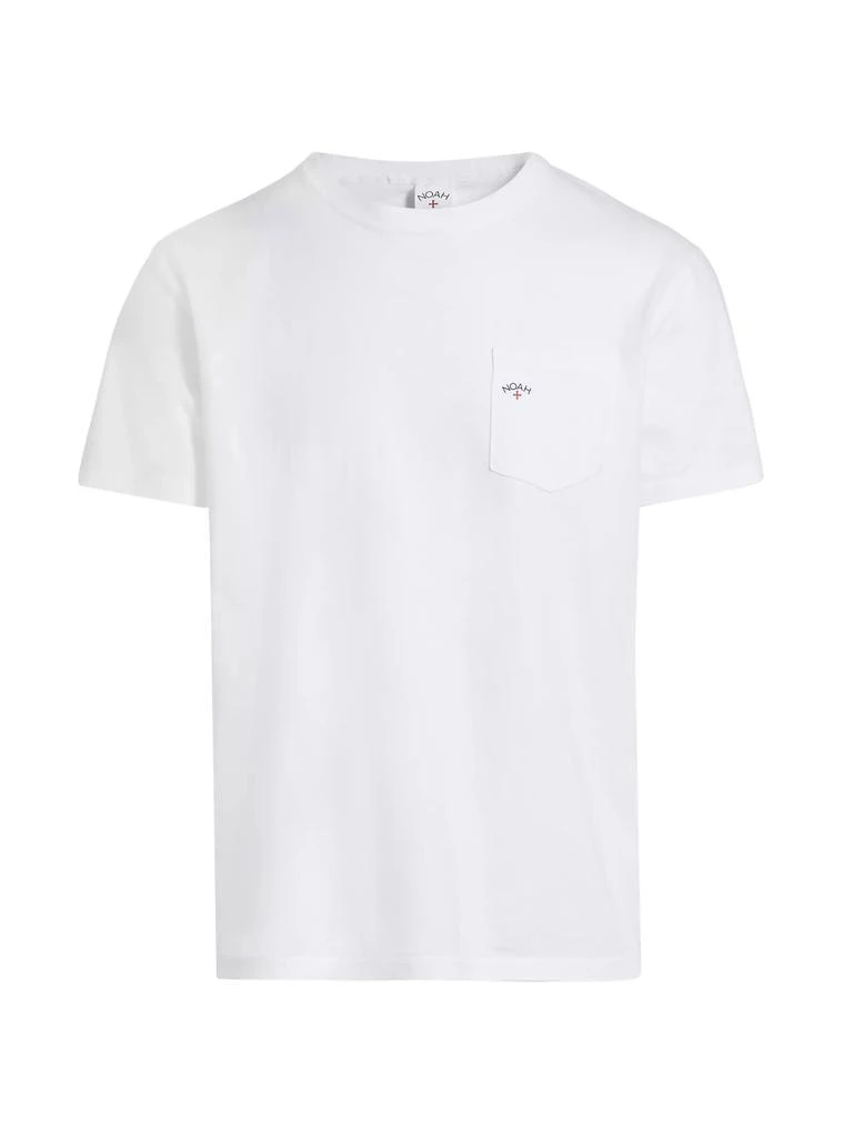 Noah Core Logo Pocket Cotton T-Shirt 1