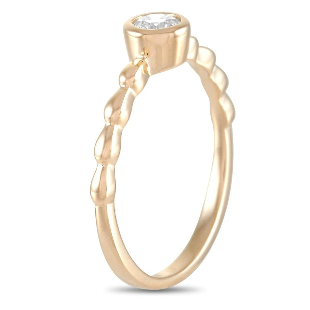 Non Branded 14K Yellow Gold 0.25 ct Diamond Ring 4