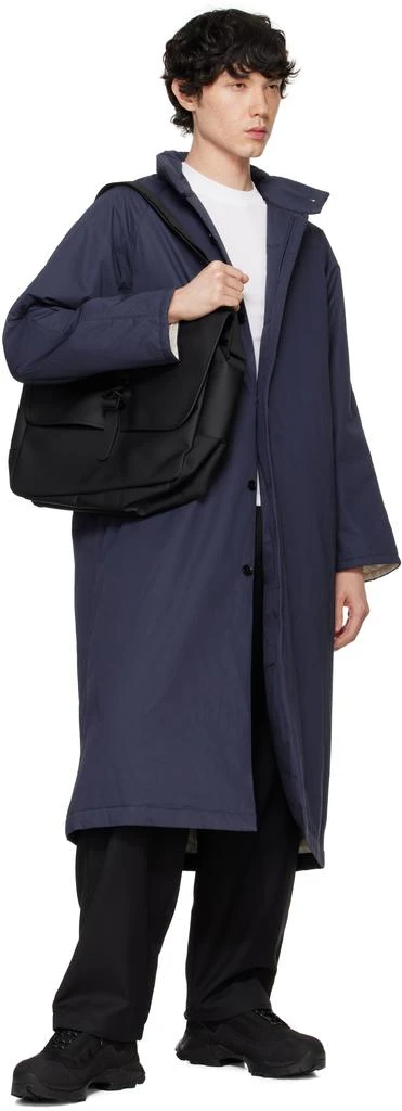 RAINS Black Messenger Bag 4