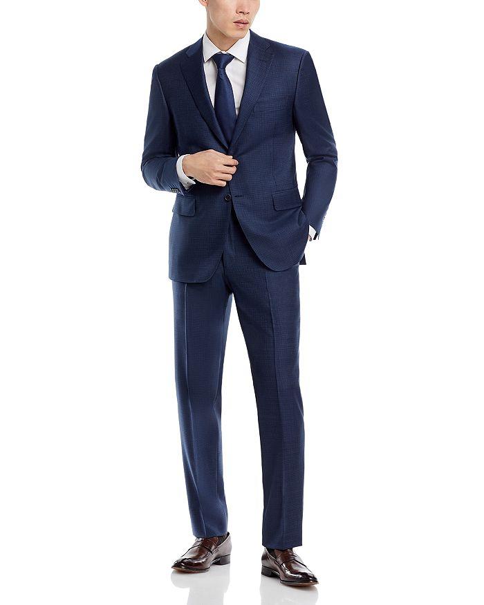 Canali Siena Sharkskin Micro Check Classic Fit Suit