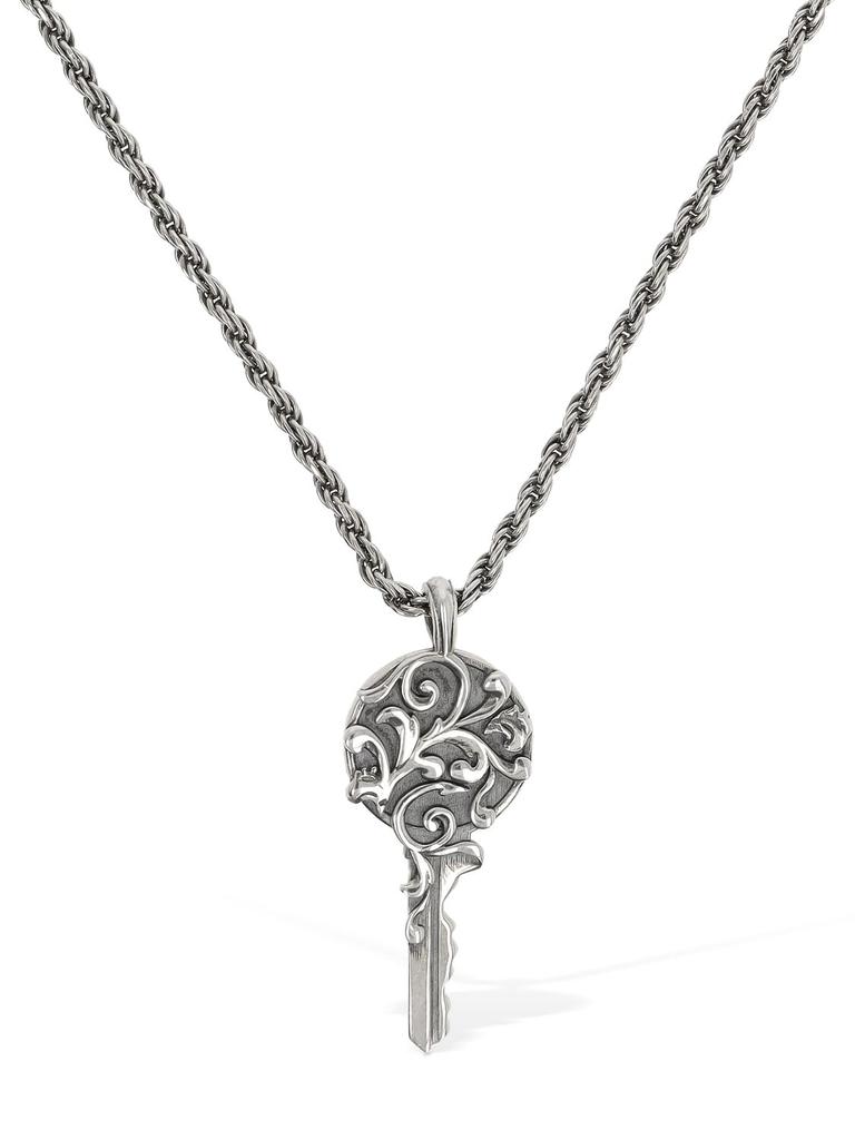 EMANUELE BICOCCHI Tiny Arabesque Key Necklace