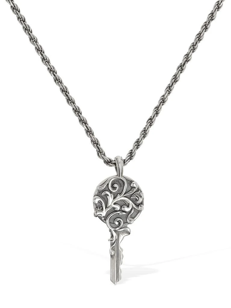 EMANUELE BICOCCHI Tiny Arabesque Key Necklace 1