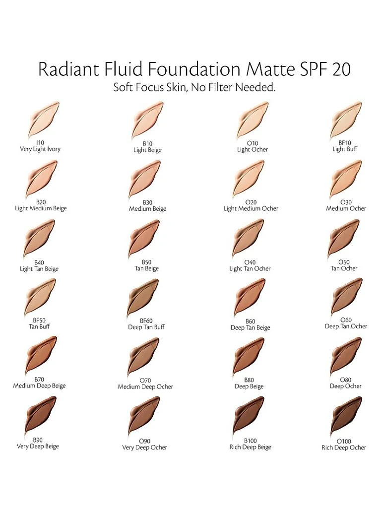 Cle de Peau Radiant Fluid Foundation Matte Broad Spectrum SPF 20 Sunscreen 2