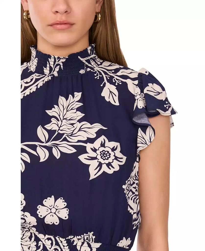 MSK Petite Printed Sleeveless Wide-Leg Jumpsuit 4