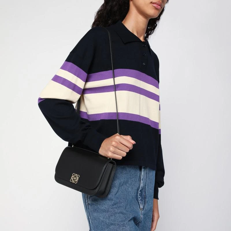 Loewe Goya small black leather bag 2