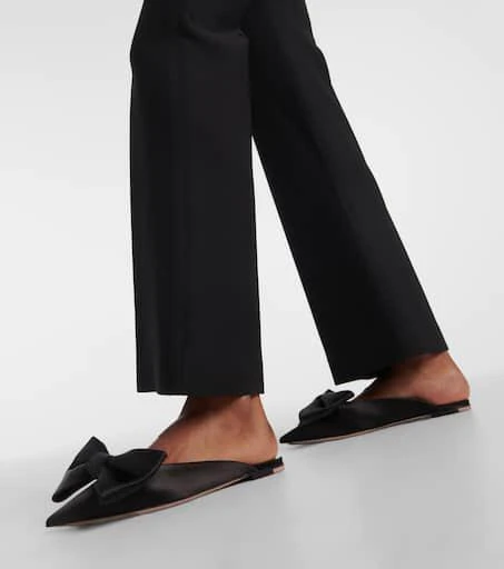 Valentino Un Château Bow satin mules 7