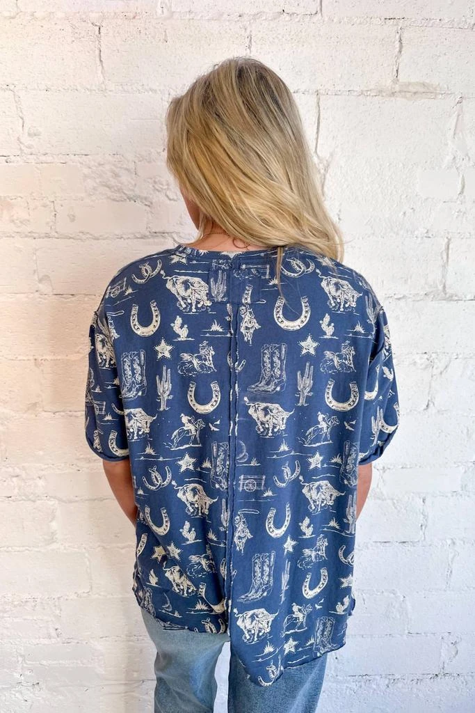 Free People Free People - Painted Floral Tee 2