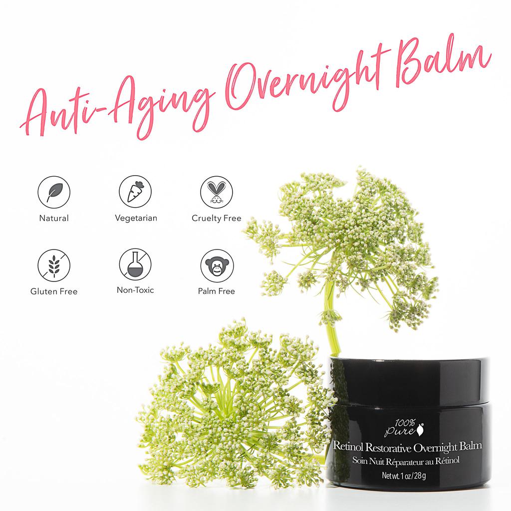 100% Pure Retinol Restorative Overnight Balm