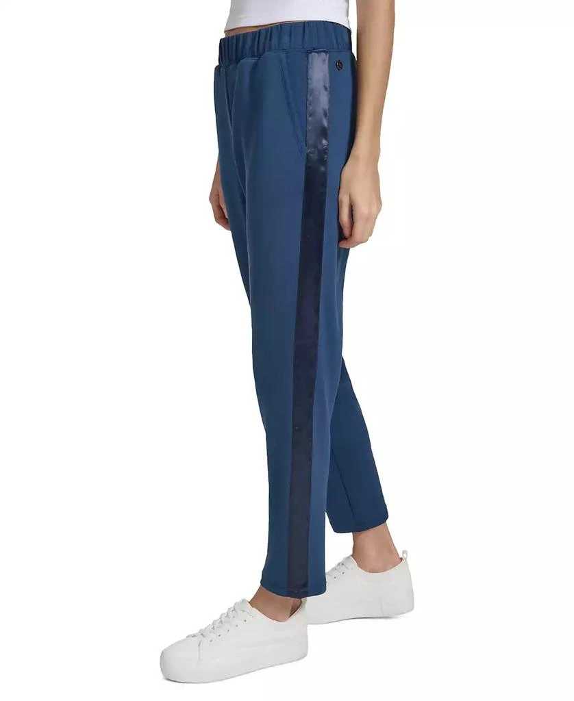Marc New York by Andrew Marc Women's Scuba Satin-Trim Slim-Leg Pants 3