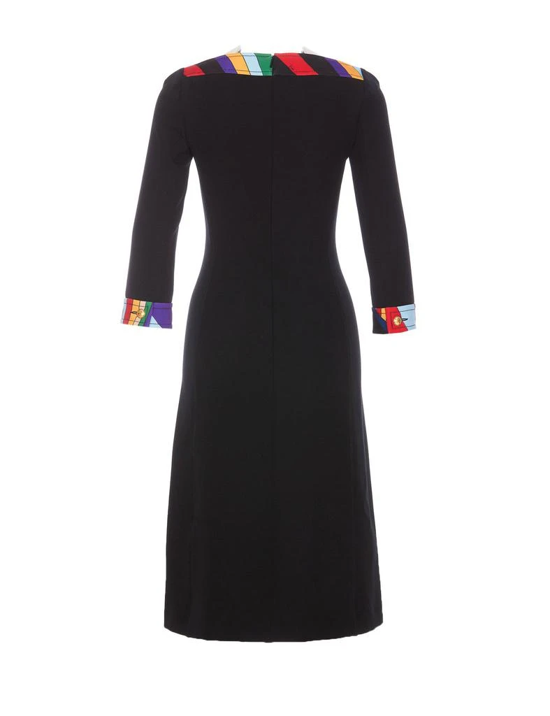 EMILIO PUCCI Emilio Pucci Cady-Texture Boat-Neck Midi Dress 2