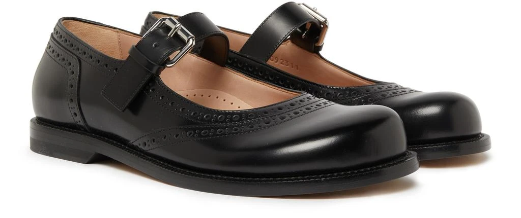 Loewe Mary Jane Campo in brushed calf leather slippers 3