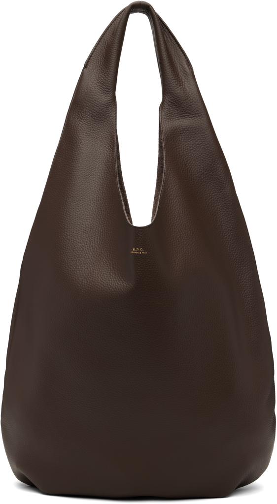 A.P.C. Navy Daniela Shopping Tote - Tote Bags - BeyondStyle