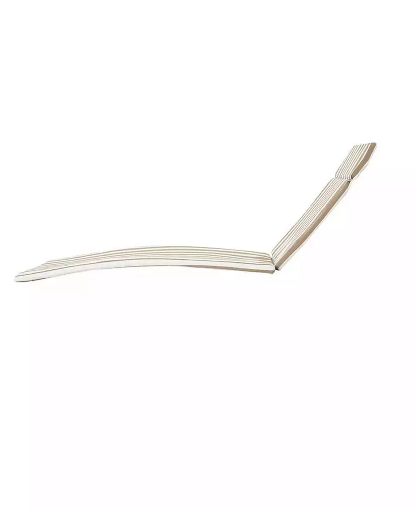 Streamdale Furniture Chaise Lounge Cushion Set with Ties 2