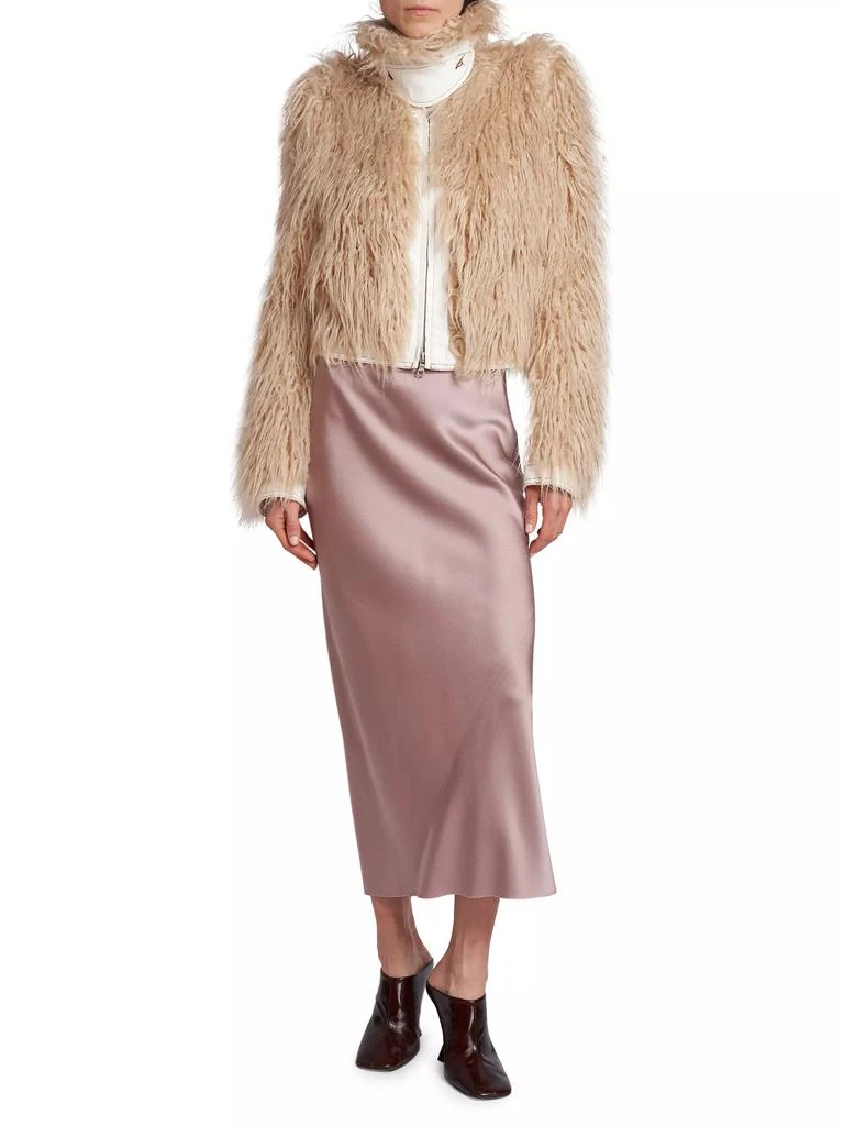 Dries Van Noten Sati Satin Bias-Cut Midi-Skirt 2