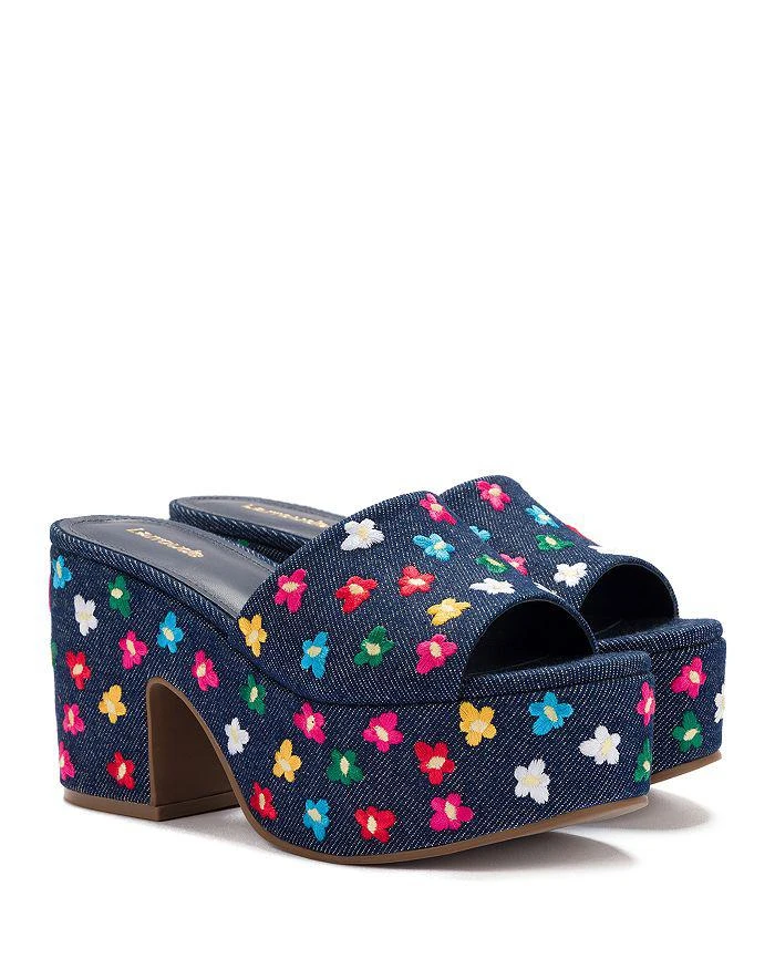 Larroudé Women's Miso Slip On Platform Sandals 1