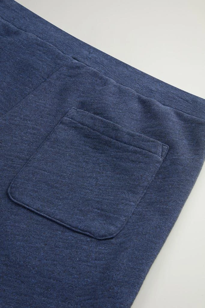 Woolrich Shorts in Pure Cotton Mouliné Fleece - Men - Gray 7