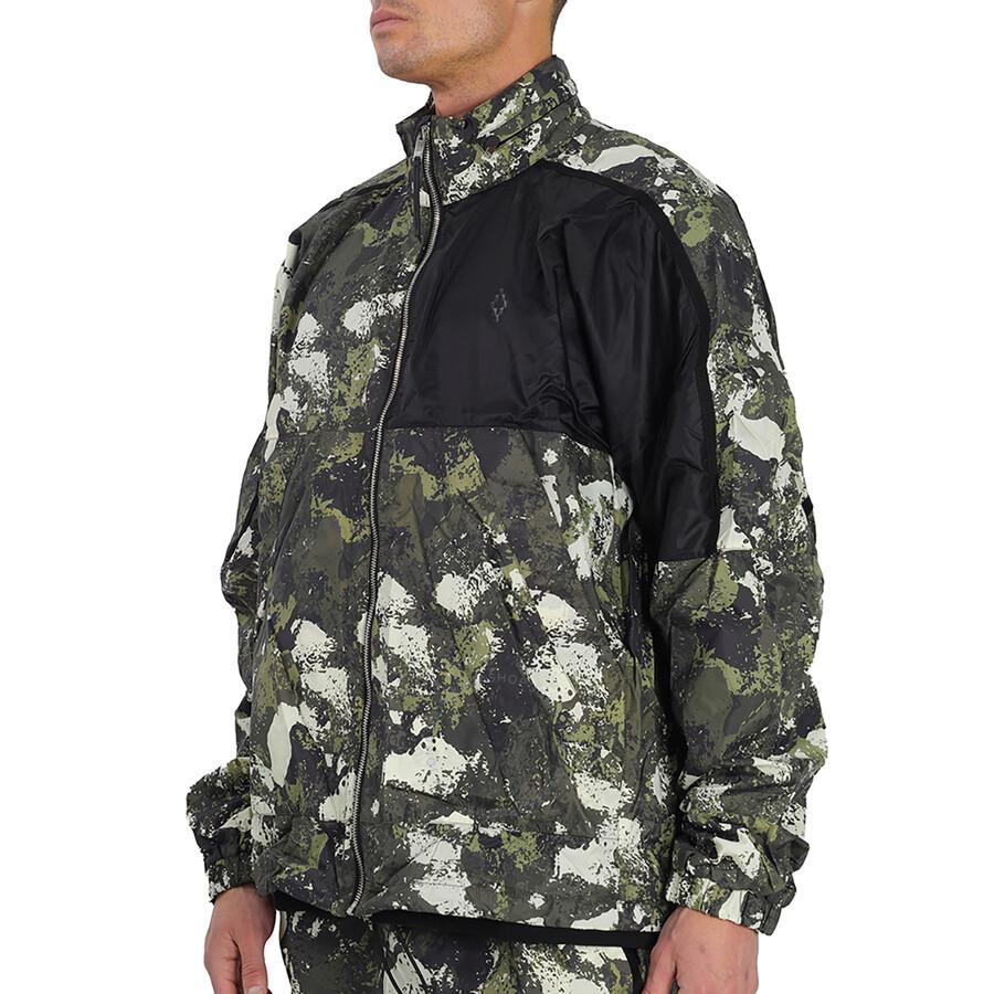 Marcelo Burlon Camouflage-print Logo Windbreaker