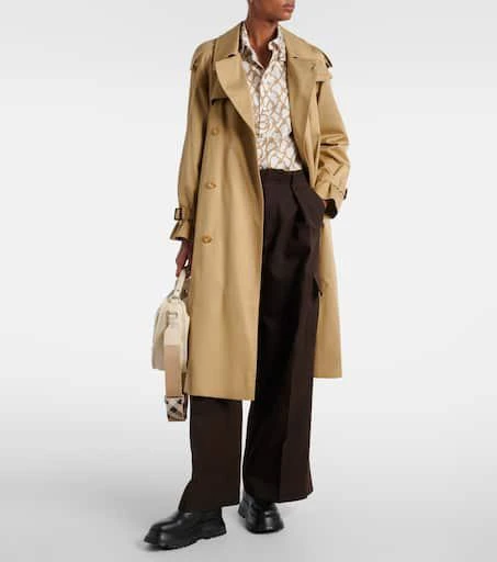 Burberry Printed silk poplin shirt 2