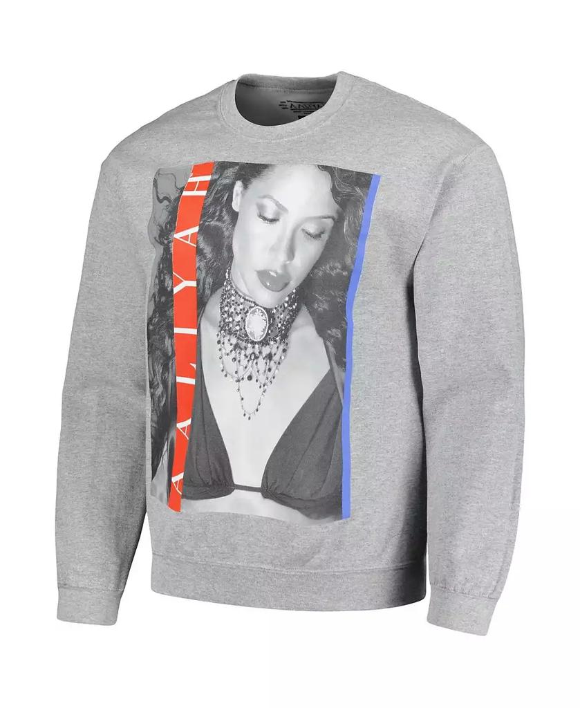 Ripple Junction Men's and Women's Heather Gray Aaliyah Graphic Fleece Sweatshirt
